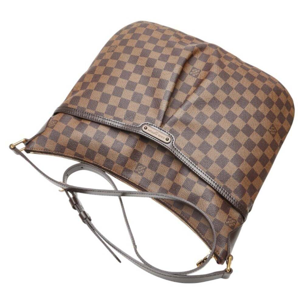 LOUIS VUITTON Brown Damier Leather Shoulder Bag - Picture 4 of 10